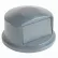 Dome Lid For 44 Gallon Round Trash Container - Gray