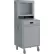 Global Industrial™ Mobile LCD Computer Cabinet, Dark Gray, Unassembled