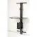Global Industrial™ 72"H Wall Mount Unit with VESA Mount - Black