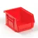 Global Industrial™ Plastic Hang & Stack Bin, 5-3/8"L x 4-1/8"W x 3"H, Red - Pkg Qty 24