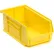 Global Industrial™ Plastic Hang & Stack Bin, 7-3/8"L x 4-1/8"W x 3"H, Yellow - Pkg Qty 24