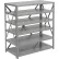 Global Industrial™ 6 Shelf, Open Steel Shelving, 36"W x 12"D x 39"H, Starter, 20 GA, Gray