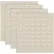 Global Industrial™ 239998TN Louvered Wall Panel w/o Bins, 18"W x 19"H, Tan - Pkg Qty 4