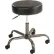 Interion® Antimicrobial Medical Stool - Vinyl - Black
