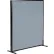 Interion® Freestanding Office Partition Panel, 36-1/4"W x 42"H, Blue