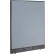 Interion® Electric Office Partition Panel, 48-1/4"W x 46"H, Blue