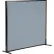 Interion® Freestanding Office Partition Panel, 48-1/4"W x 42"H, Blue