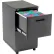 Interion® Pedestal File, 2 Drawers, 16"W x 20"D x 29"H, Black