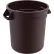 Global Industrial™ Plastic Trash Can, 10 Gallon, Brown