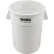 Global Industrial™ Plastic Trash Can - 44 Gallon White