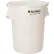 Global Industrial™ Plastic Trash Can with Lid - 55 Gallon White