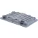 Global Industrial™ Lid for 1/2 Cu. Yd. Plastic Recycling Tilt Truck, Gray