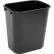 Rubbermaid® Soft Molded Plastic Small Wastebasket, 3.5 Gallon Capacity, Black