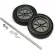 Global Industrial™ Universal 8" Mold-On Rubber Hand Truck Wheel Kit