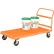 Global Industrial™ Steel Grating Deck Depot Flatbed Platform Truck 4 Wheels 60x30 2000 Lb. Cap.