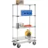 Nexel® Galvanized Shelf Truck w/Dolly Base, 1600 lb. Capacity, 36"L x 18"W x 70"H, Gray