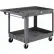Global Industrial™ Utility Cart w/2 Shelves & 5" Casters, 500 lb. Capacity, 46"L x 25"W x 33"H