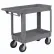 Global Industrial™ Utility Cart w/2 Shelves & 6" Casters, 500 lb. Capacity, 40"L x 17"W x 35"H