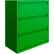 Hirsh Industries® HL1000 Series® 36"W 3 Drawer Lateral File Cabinet, Screamin' Green