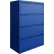 Hirsh Industries® HL1000 Series® 36"W 4 Drawer Lateral File Cabinet, Classic Blue