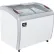 Nexel® Ice Cream Freezer, Curved Glass Lid, 39"W