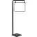 Global Industrial™ Pallet Sign Holder with Frame, 14''W x 11''H Insert, Black