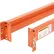 Global Industrial™ Unslotted Pallet Rack Beam, 108"L x 5-1/2"H, 6420 lbs Capacity, Set of 2