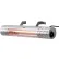 Global Industrial® Carbon Infrared Patio Heater w/ Remote Control, Wall/Ceiling Mount, 1500W