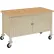 Global Industrial™ Mobile Cabinet Workbench - Shop Square Edge, 60"W x 30"D, Tan