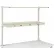 Global Industrial™ Steel Shelf W/ 6 Single Outlets, 72"W x 12"D, Tan