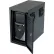 Global Industrial™ Computer CPU Side Cabinet with Front/Rear Doors and 2 Exhaust Fans, Black