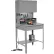 Global Industrial™Sloped Surfaced Shop Desk w/ Cabinet & Pegboard, 34-1/2"W x 30"D, Gray