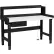 Global Industrial™ 48 x 30 Adj Height Workbench w/Drawer&Riser, Black-ESD Safety Edge Top