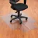 Interion® Office Chair Mat for Hard Floor - 36"W x 48"L with 20" x 10" Lip - Straight Edge
