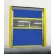 TMI Motorized Roll-Up Dock Door PVC Coated Blue Vinyl Panels & Vision Panel 12x12