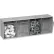 Quantum Tip Out Storage Bin QTB304 - 4 Compartments Gray