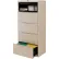 Interion® 5 Drawer Premium Lateral File Cabinet, Letter Size, 30"W x 18"D x 64-1/2"H, Putty