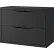 Interion® 2 Drawer Premium Lateral File Cabinet, Legal & Letter Size, 36"W x 18"D x 28"H, Black