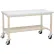 Global Industrial™ Mobile Production Workbench w/ ESD Square Edge Top, 72"W x 36"D, Tan