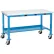 Global Industrial™ 60 x 30 Mobile Production Workbench - Power Apron - ESD Safety Edge - Blue