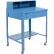 Global Industrial™ Sloped Mobile Shop Desk w/ Pigeonhole Riser, 34-1/2"W x 30"D, Blue