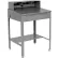 Global Industrial™ Sloped Shop Desk w/ Pigeonhole Riser, 34-1/2"W x 30"D, Gray