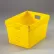 Global Industrial™ Corrugated Plastic Postal Nesting Tote, 18-1/2"L x 13-1/4"W x 12"H, Yellow