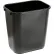 Global Industrial™ 28-1/8 Qt. Plastic Wastebasket - Black