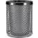 Global Industrial™ Outdoor Diamond Steel Trash Can With Flat Lid, 36 Gallon, Gray