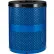 Global Industrial™ Outdoor Perforated Steel Trash Can With Flat Lid, 36 Gallon, Blue