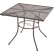 Global Industrial™ 36" Square Outdoor Café Table, Steel Mesh, Bronze
