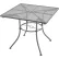 Global Industrial™ 36" Square Outdoor Café Table, Steel Mesh, Gray