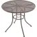 Global Industrial⢠36" Round Outdoor Café Table, Steel Mesh, Bronze
