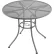 Global Industrial™ 36" Round Outdoor Café Table, Steel Mesh, Gray